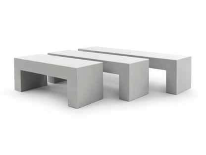 Vignelli Bench, Light Grey Group
